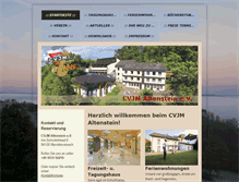 Tablet Screenshot of cvjm-altenstein.de